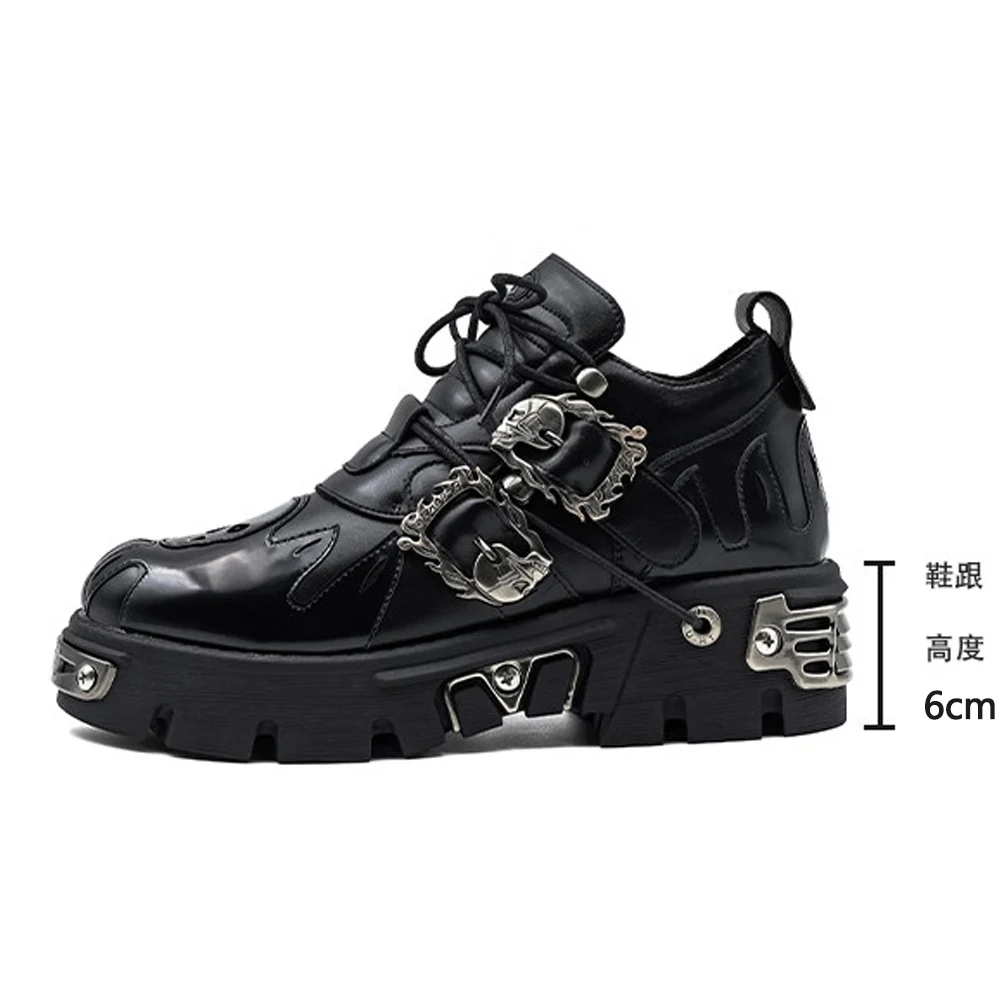 Fashion New Men Genuine Leather Motorcycle Boots Skull Skeleton Goth Punk Metal Rock Boots Women Platform Ankle Western Shoes
Fashion New Men Genuine Leather Motorcycle Boots Skull Skeleton Goth Punk Metal Rock Boots Women Platform Ankle Western Shoes
