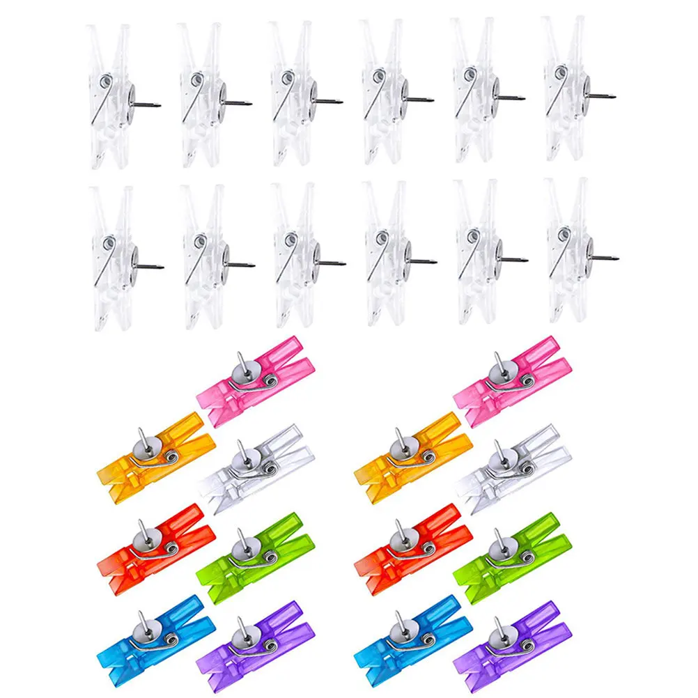 2 Boxes Portable Picture Clips Small Push Pin Clips for Photos Artwork Memories Display on Walls Windows Trees Craft Projects
2 Boxes Portable Picture Clips Small Push Pin Clips for Photos Artwork Memories Display on Walls Windows Trees Craft Projects