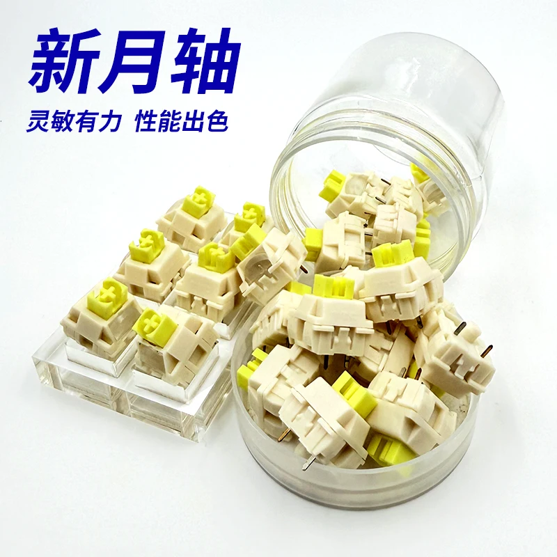 TTC New Moon Switch 42g Linear Switch 3Pin POM Mechanical Keyboard Custom Switches RGB Prelubrication Gaming Keyboard Switch
TTC New Moon Switch 42g Linear Switch 3Pin POM Mechanical Keyboard Custom Switches RGB Prelubrication Gaming Keyboard Switch