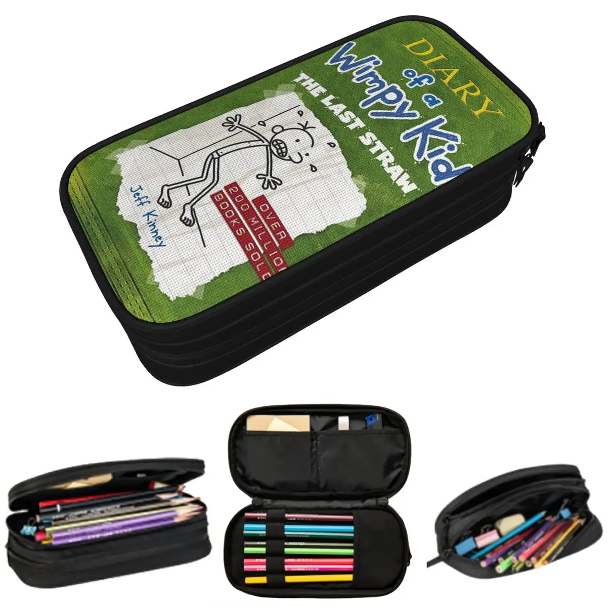 Дневник Wimpy Kid The Last Straw Cover Пеналы Большая вместимость Сумки для ручек Коробка для ручек Пенал для мальчиков Девочек Школьный офис
Дневник Wimpy Kid The Last Straw Cover Пеналы Большая вместимость Сумки для ручек Коробка для ручек Пенал для мальчиков Девочек Школьный офис