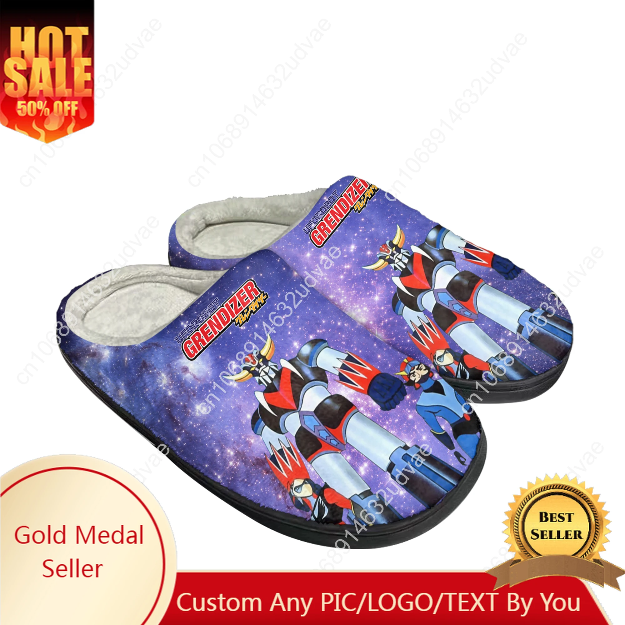 UFO Robot Grendizer Cotton Slippers Men Women Plush Bedroom Casual Keep Warm Home Bedroom Shoes Thermal Slipper Customized Shoe
UFO Robot Grendizer Cotton Slippers Men Women Plush Bedroom Casual Keep Warm Home Bedroom Shoes Thermal Slipper Customized Shoe