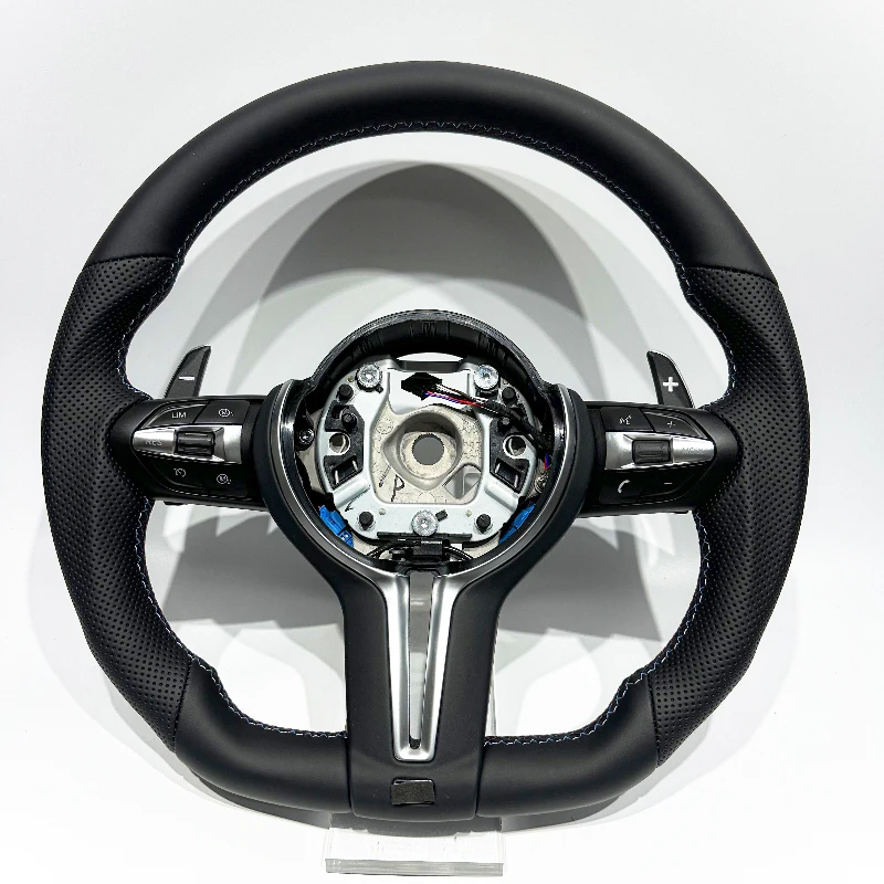 Full Leather Steering Wheel For BMW F01 F06 F10 F11 F30 F31 F34 F35 F40 F44 F25 F26 New Look Steering Wheel for BWM M3 M5 F36
Full Leather Steering Wheel For BMW F01 F06 F10 F11 F30 F31 F34 F35 F40 F44 F25 F26 New Look Steering Wheel for BWM M3 M5 F36