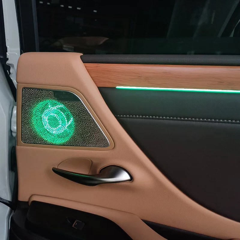 For Lexus ES 2018-2020 Atmosphere Light rear door speaker Decorate light LED ambient light Interior door Footwell light original 
For Lexus ES 2018-2020 Atmosphere Light rear door speaker Decorate light LED ambient light Interior door Footwell light original