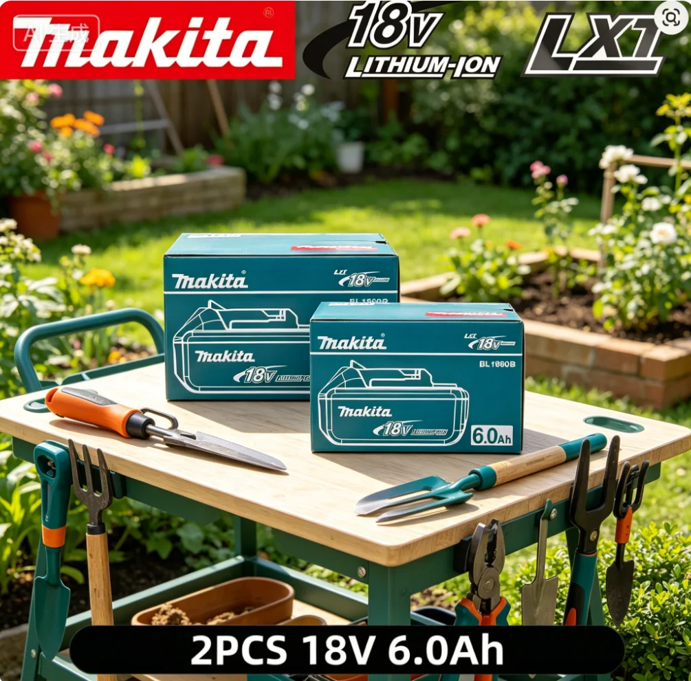 100% Original Makita battery,18V 6.0Ah rechargeable battery, replacing Makita BL1830B L1840B L1850B L1860B,power tool battery
100% Original Makita battery,18V 6.0Ah rechargeable battery, replacing Makita BL1830B L1840B L1850B L1860B,power tool battery