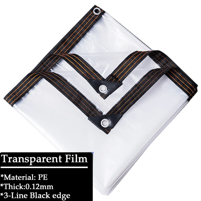 0.12mm Transparent Tarpaulin Rainproof Cloth Garden Greenhouse Succulent Plant Keep Warm Cover Balcony Waterproof Clearly Film
0.12mm Transparent Tarpaulin Rainproof Cloth Garden Greenhouse Succulent Plant Keep Warm Cover Balcony Waterproof Clearly Film