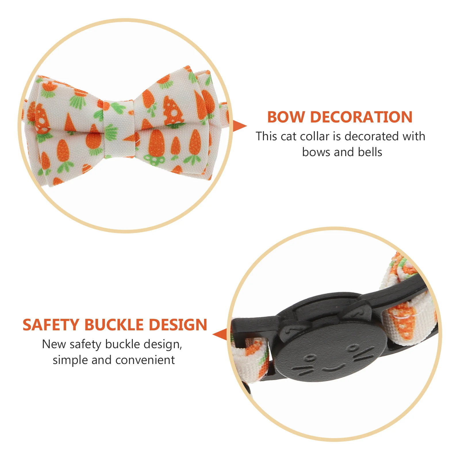 1pc Cat Collar Adjustable Bowknot Bell Necklace For Kitten Puppy Pet Neck Decoration Unique Pattern Bright Color Pet Supplies
1pc Cat Collar Adjustable Bowknot Bell Necklace For Kitten Puppy Pet Neck Decoration Unique Pattern Bright Color Pet Supplies