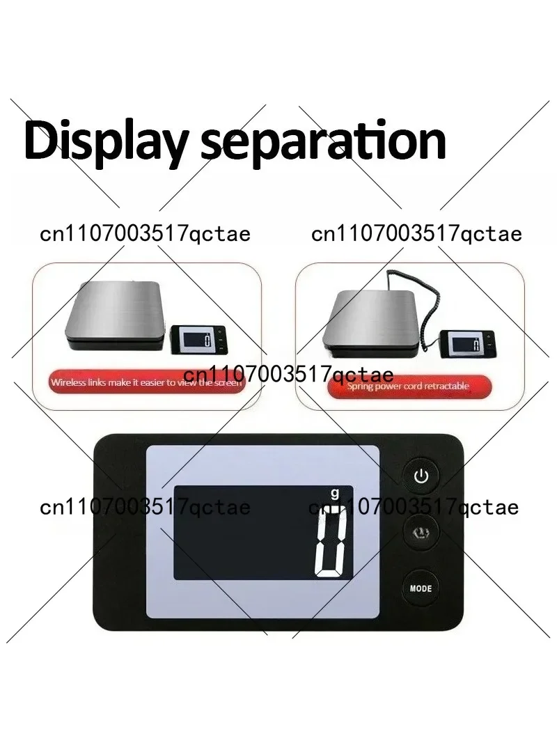 High-precision Digital Scale 50kg/2g Electronic Platform Scale Wired/Wireless Parcel Pet Express Weighing Scale with Backlight
High-precision Digital Scale 50kg/2g Electronic Platform Scale Wired/Wireless Parcel Pet Express Weighing Scale with Backlight