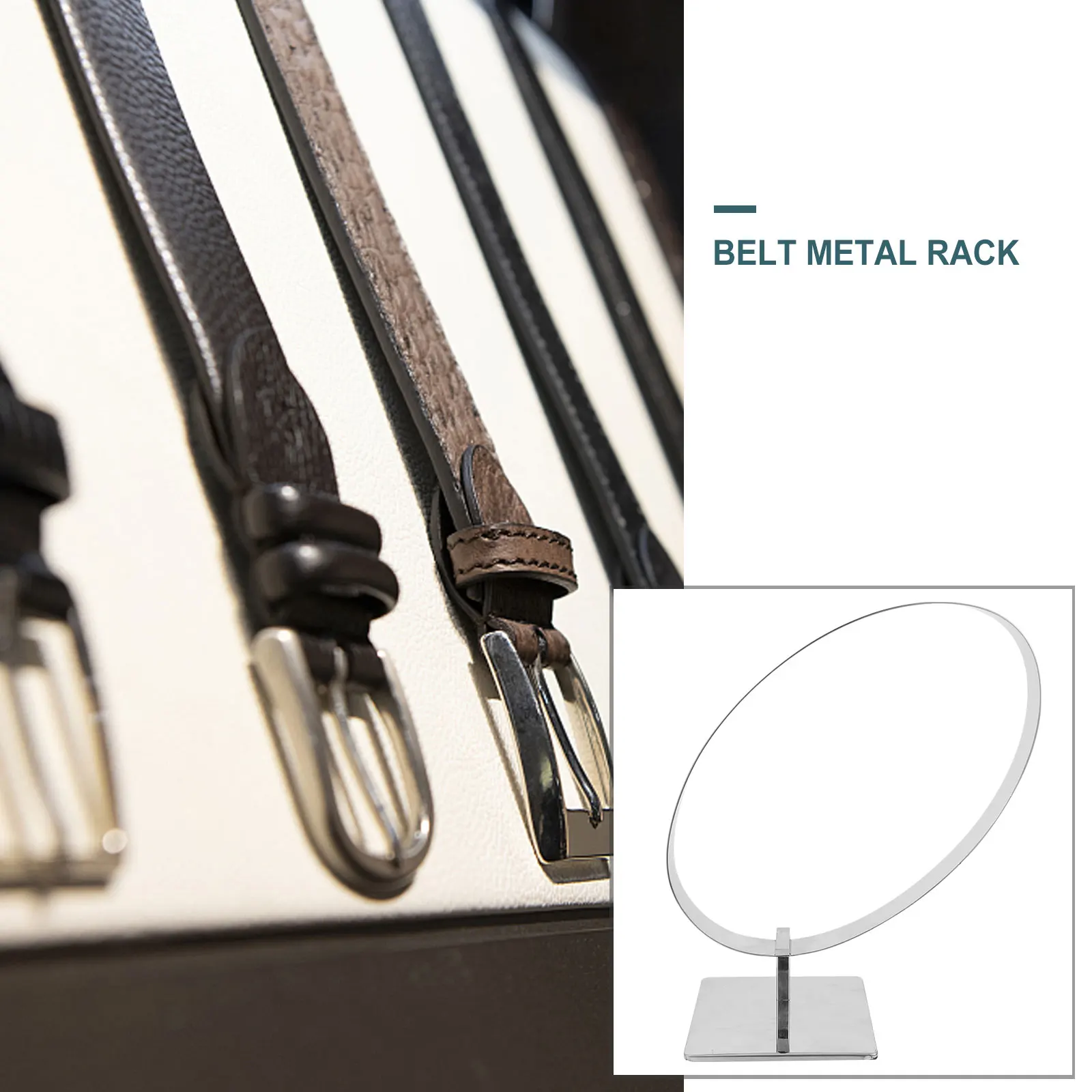 Stainless Steel Belt Rack Display Stand Home Decor Simple Design Quality Shops Malls Homes Storage Organizer
Stainless Steel Belt Rack Display Stand Home Decor Simple Design Quality Shops Malls Homes Storage Organizer