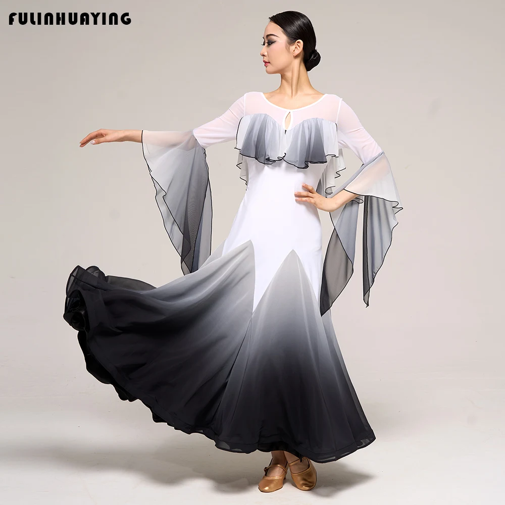 High-End Exquisite Modern Dance Dress, Custom-Made Ballroom Waltz Dress, Dance Dress for Women with Ruffled Edges, Professional Standard Social Dance Attire
High-End Exquisite Modern Dance Dress, Custom-Made Ballroom Waltz Dress, Dance Dress for Women with Ruffled Edges, Professional Standard Social Dance Attire