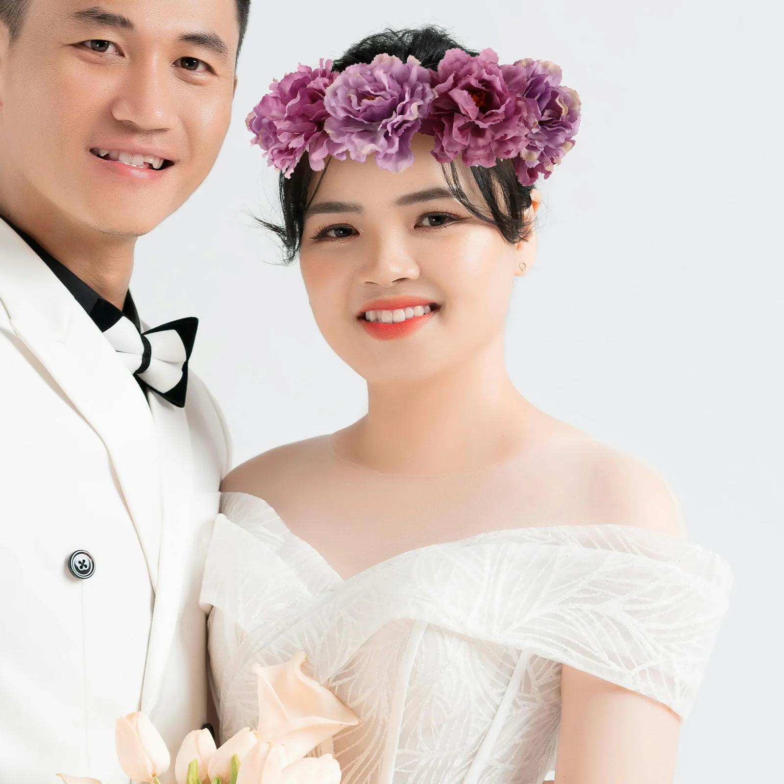 Flower Headband Peony Boho Style Elegant Floral Hair Accessory for Women Brides Photoshoot Travel Party Headwear
Flower Headband Peony Boho Style Elegant Floral Hair Accessory for Women Brides Photoshoot Travel Party Headwear