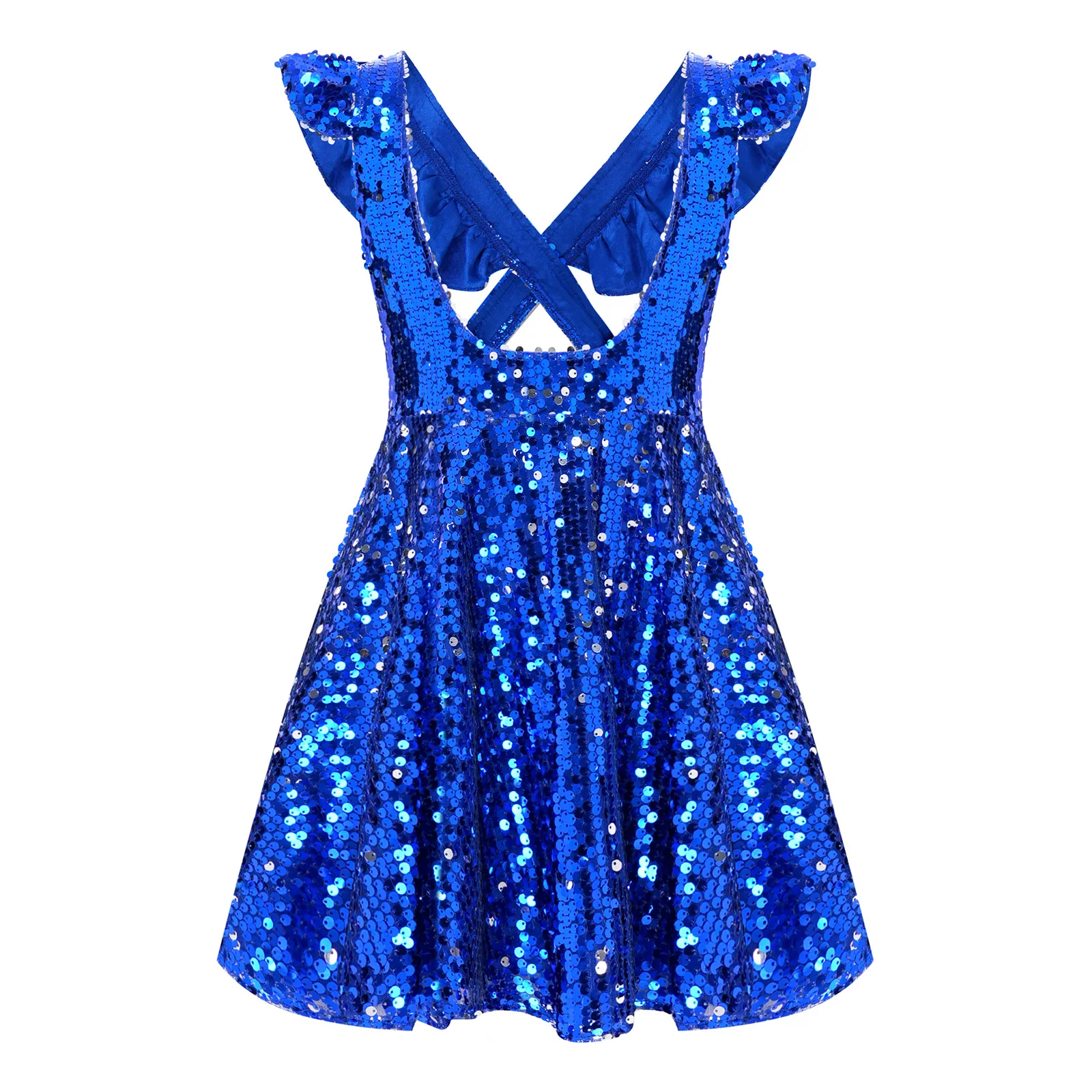Ruffled Suspenders Skirts Stage Performance Costumes Children Sparkly Dancewear Kids Girls Disco Dancing Prom Sequin Skirt
Ruffled Suspenders Skirts Stage Performance Costumes Children Sparkly Dancewear Kids Girls Disco Dancing Prom Sequin Skirt