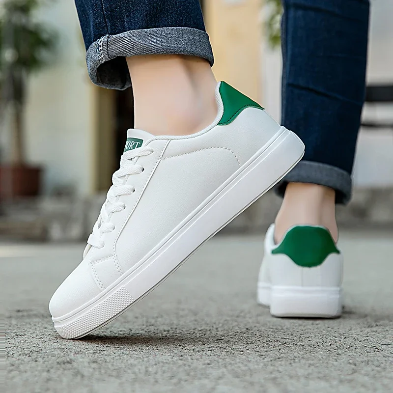 2025Мужские туфли на плоской подошве, женские белые прогулочные туфли из искусственной кожи, белые кроссовки на шнуровке, уличная обувь на толстой подошве
2025Мужские туфли на плоской подошве, женские белые прогулочные туфли из искусственной кожи, белые кроссовки на шнуровке, уличная обувь на толстой подошве