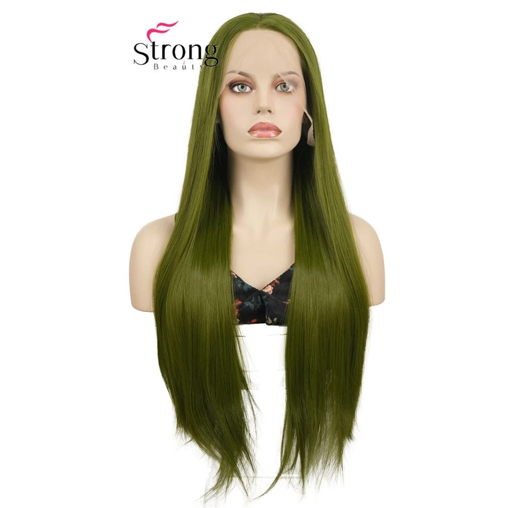 Strongbeauty Long Lace Front Wig Green Striaght Wig for Women Long 26 Inch Free Part Wig
Strongbeauty Long Lace Front Wig Green Striaght Wig for Women Long 26 Inch Free Part Wig