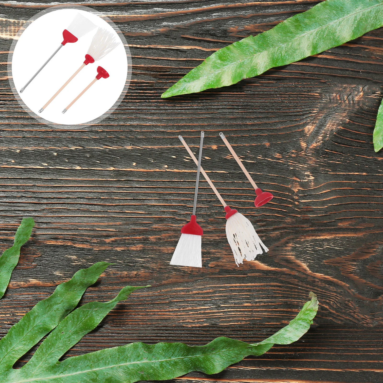 3Pcs Miniature Dollhouse Cleaning Tools Set Fine Crafted Bath Accessories for Realistic Interior Design Storytelling and Play
3Pcs Miniature Dollhouse Cleaning Tools Set Fine Crafted Bath Accessories for Realistic Interior Design Storytelling and Play