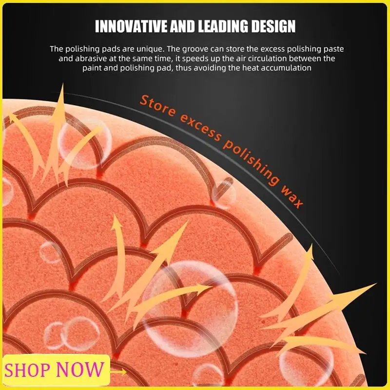 Buffing Polishing Pads 7Pc 6.5 Inch Face Fit For 6Inch 150Mm Backing Plate Buffing Sponge Pads Cutting Polishing Pad Kit
Buffing Polishing Pads 7Pc 6.5 Inch Face Fit For 6Inch 150Mm Backing Plate Buffing Sponge Pads Cutting Polishing Pad Kit