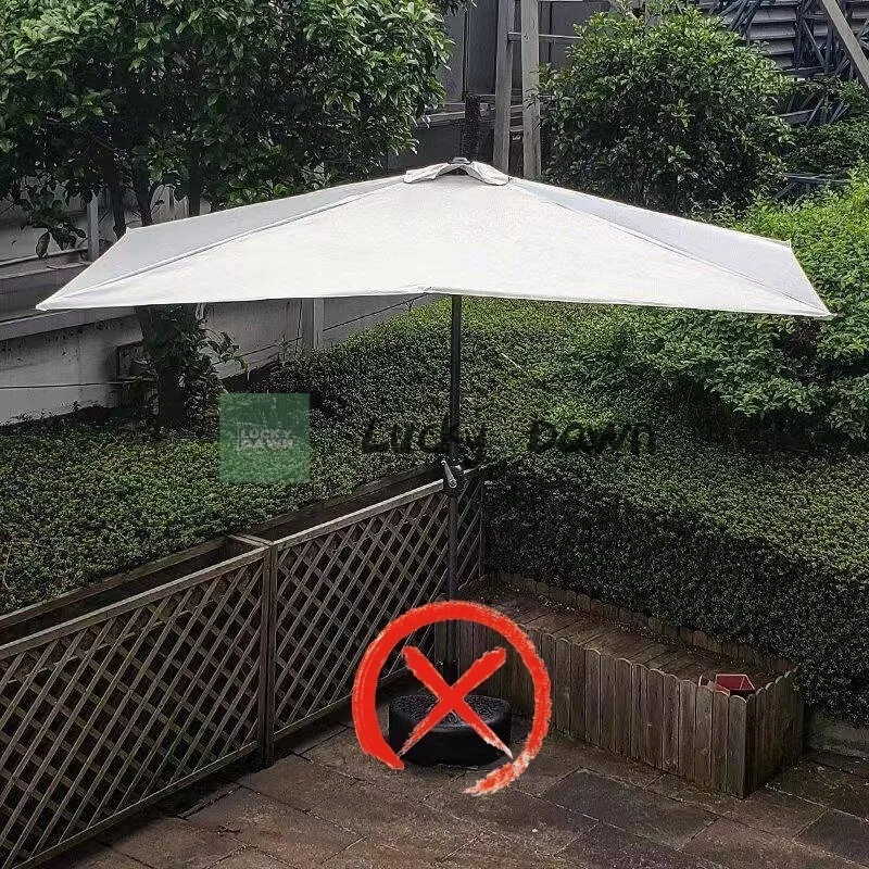 Outdoor wall liftable half umbrella parasol courtyard umbrella garden rainproof waterproof sun umbrella sun protection
Outdoor wall liftable half umbrella parasol courtyard umbrella garden rainproof waterproof sun umbrella sun protection