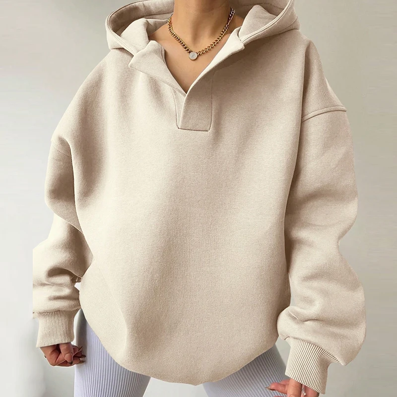 Fashion High Street Warm Hooded Tops 2024 Autumn Thick Loose Hoodie Pullover Casual Multi-color Long Sleeved Women's Sweatshirt
Fashion High Street Warm Hooded Tops 2024 Autumn Thick Loose Hoodie Pullover Casual Multi-color Long Sleeved Women's Sweatshirt