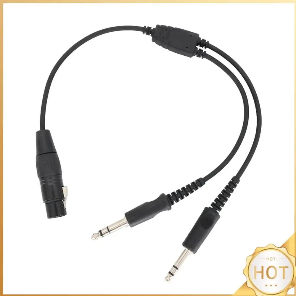 Airbus XLR To GA Dual Plug 5 Pin Male To Female Aviation Headset Connector Aviation Headphone Cable for Aviation Communication
Airbus XLR To GA Dual Plug 5 Pin Male To Female Aviation Headset Connector Aviation Headphone Cable for Aviation Communication