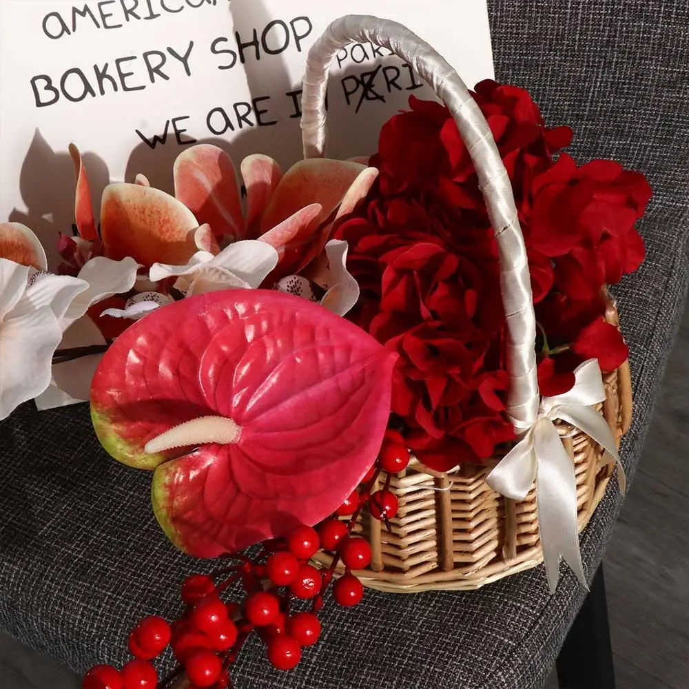 Handle Rattan Photo Props Flower Basket Decoration For home Desktop Decoration Clutter Organizer Flower Basket Storage Basket
Handle Rattan Photo Props Flower Basket Decoration For home Desktop Decoration Clutter Organizer Flower Basket Storage Basket