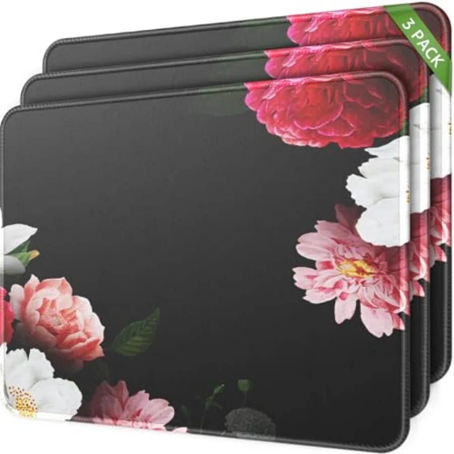 3-Pack Mouse Pads, 30% Larger Surface, 8.5 x 11 in, Anti-Fray Stitched Edges, Non-Slip Rubber Base, 3-Pack Value Set, Stylish P
3-Pack Mouse Pads, 30% Larger Surface, 8.5 x 11 in, Anti-Fray Stitched Edges, Non-Slip Rubber Base, 3-Pack Value Set, Stylish P
