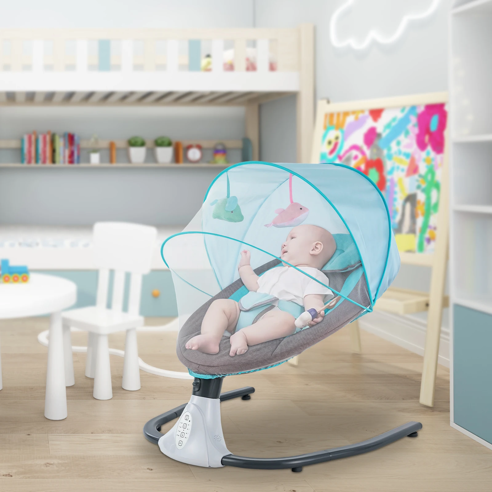 Baby Rocking Chairs Portable Swing for Infants Girls Electric Bluetooth Remote Control Baby Bouncer Lightweight and Portable
Baby Rocking Chairs Portable Swing for Infants Girls Electric Bluetooth Remote Control Baby Bouncer Lightweight and Portable