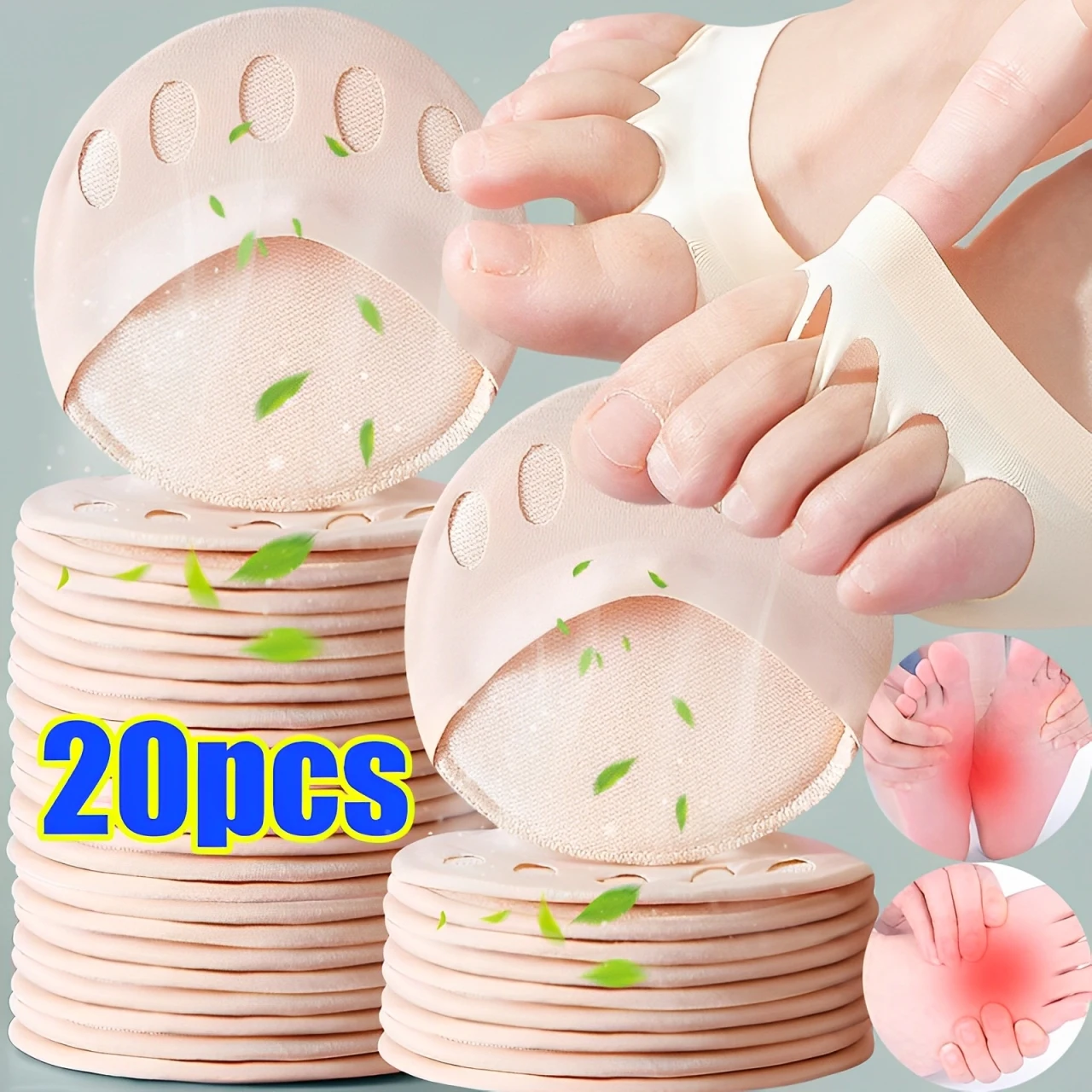 2/20Pcs Five Toes Forefoot Pads Women High Heels Half Insoles Calluses Corns Foot Pain Care Absorbs Shock Socks Toe Pad Inserts
2/20Pcs Five Toes Forefoot Pads Women High Heels Half Insoles Calluses Corns Foot Pain Care Absorbs Shock Socks Toe Pad Inserts