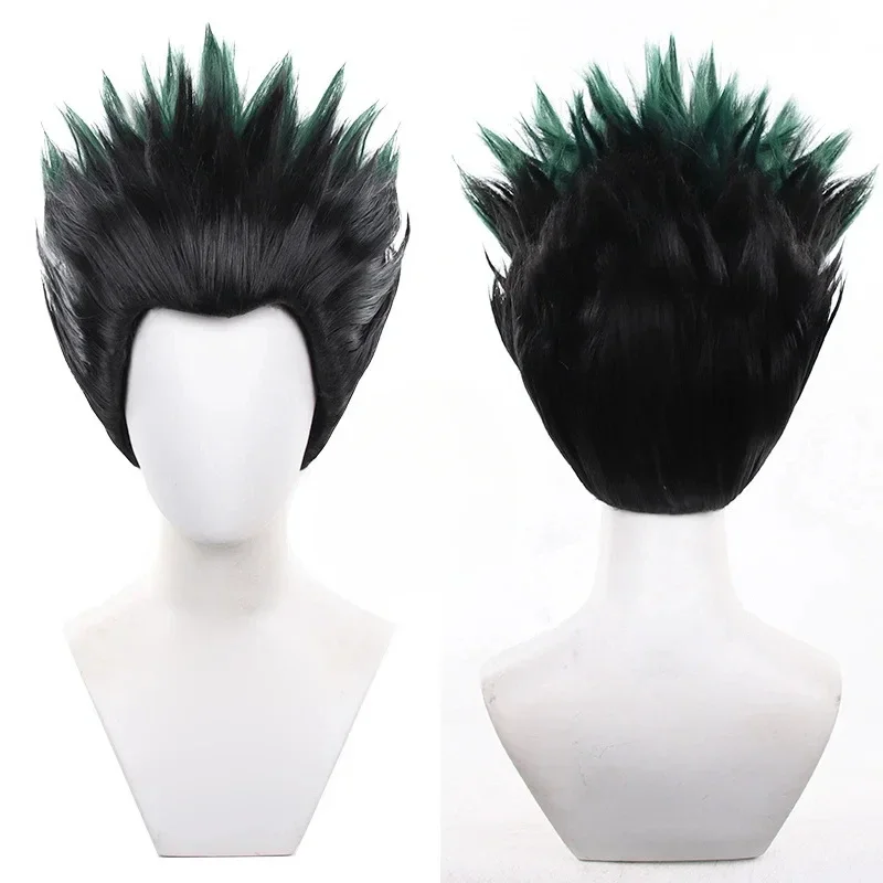 Anime Hunter GON FREECSS Cosplay Wig 30cm Black Green Mixed Short Heat Resistant Synthetic Hair Wigs Halloween Accessories Props
Anime Hunter GON FREECSS Cosplay Wig 30cm Black Green Mixed Short Heat Resistant Synthetic Hair Wigs Halloween Accessories Props