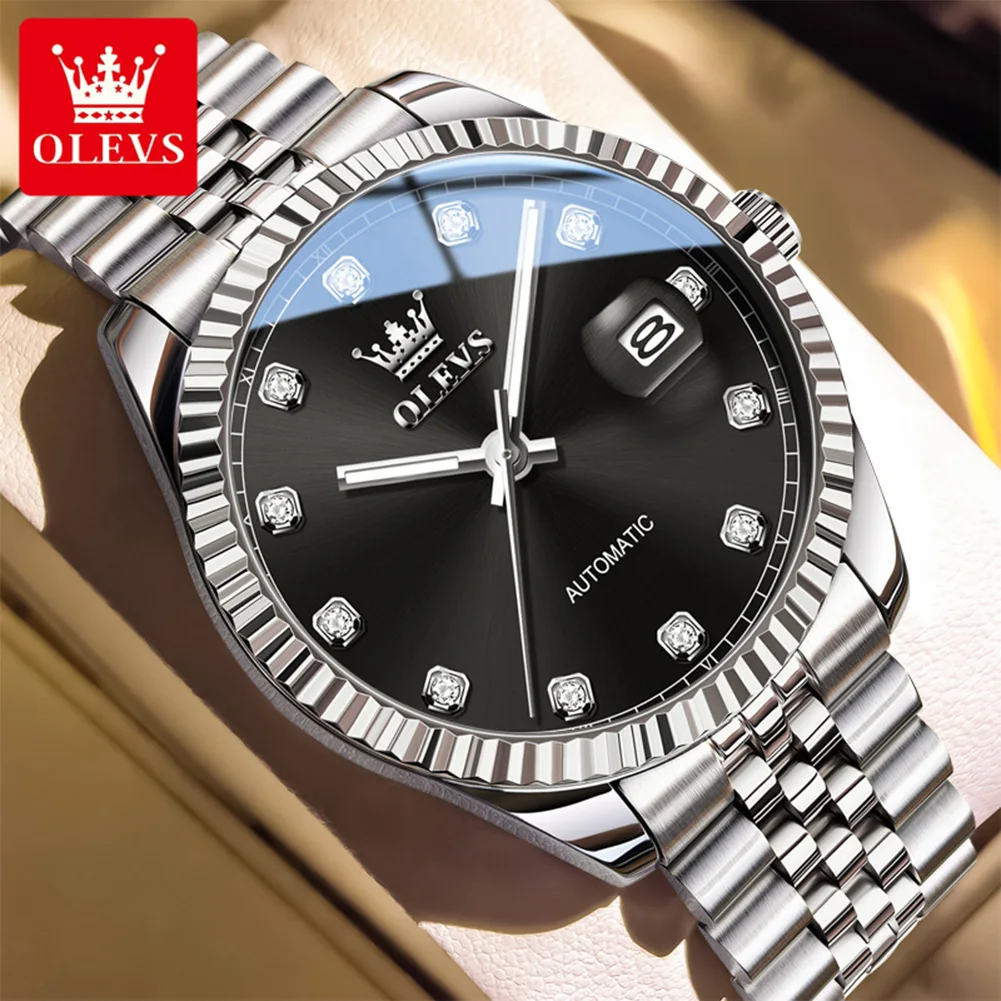 OLEVS 6743 Luxury Men's Watches Original Top Brand Fully Automatic Mechanical Man Watch Calendar Waterproof Luminous Wristwatch
OLEVS 6743 Luxury Men's Watches Original Top Brand Fully Automatic Mechanical Man Watch Calendar Waterproof Luminous Wristwatch