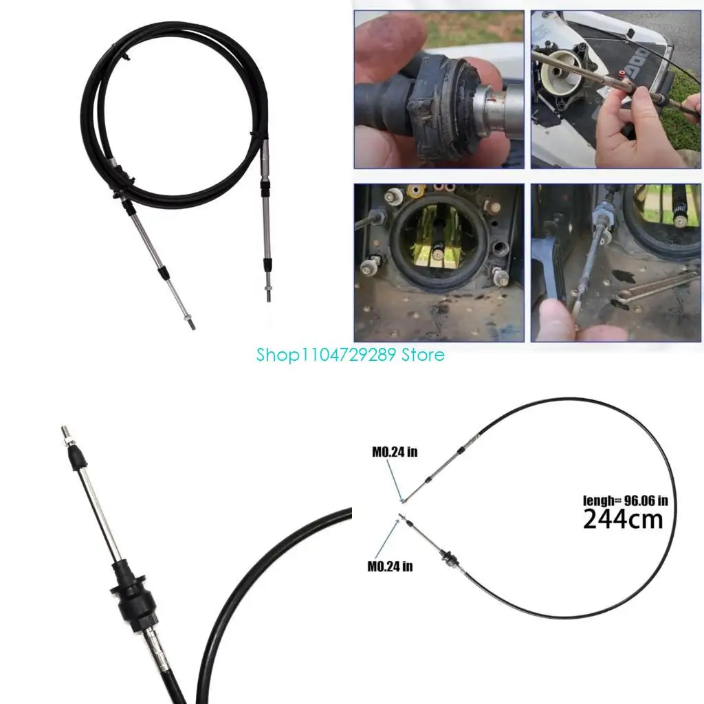D8KE Accuracy Steering Control Cable 277001602 Heavy Duty Metal Steering Cable Suitable for Sea Doo Reliable Metal Design
D8KE Accuracy Steering Control Cable 277001602 Heavy Duty Metal Steering Cable Suitable for Sea Doo Reliable Metal Design