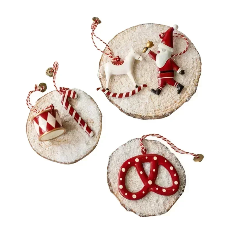 Christmas Pendant Decoration Kit Iron Material Red White Colors for Tree Table Holiday Lightweight and Easy to Use
Christmas Pendant Decoration Kit Iron Material Red White Colors for Tree Table Holiday Lightweight and Easy to Use