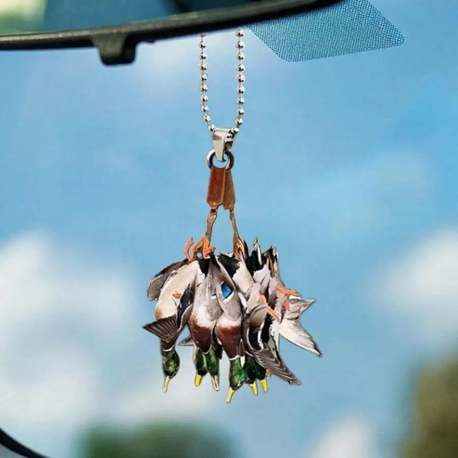 Car Rear View Mirror Pendant Acrylic Duck Hanging Charm Car Interior Decoration Accessory
Car Rear View Mirror Pendant Acrylic Duck Hanging Charm Car Interior Decoration Accessory