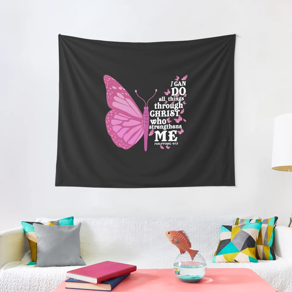Philippians 4:13 Butterfly Wings I Can Do All Things Trough Christ Who Strengthens Me Jesus Inspiring Bible verse for w Tapestry
Philippians 4:13 Butterfly Wings I Can Do All Things Trough Christ Who Strengthens Me Jesus Inspiring Bible verse for w Tapestry