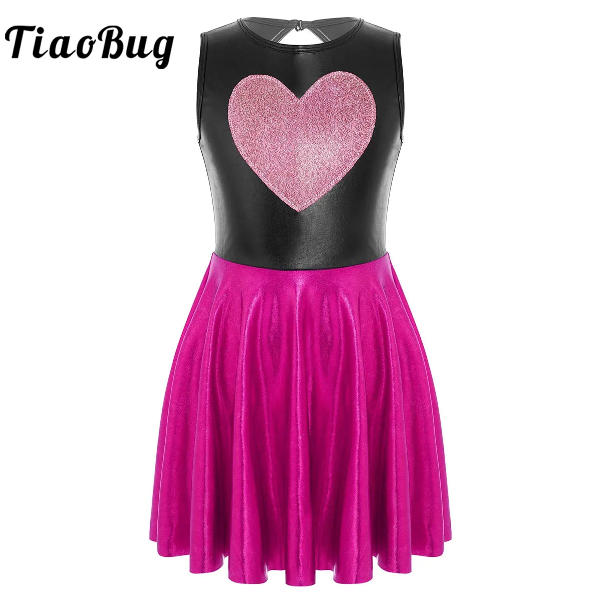 Kids Girls Sequin Ballet Dance Tutu Dress Sleeveless Metallic Glitter Hollow Back Jazz Latin Stage Performance Clothes Dancewear
Kids Girls Sequin Ballet Dance Tutu Dress Sleeveless Metallic Glitter Hollow Back Jazz Latin Stage Performance Clothes Dancewear