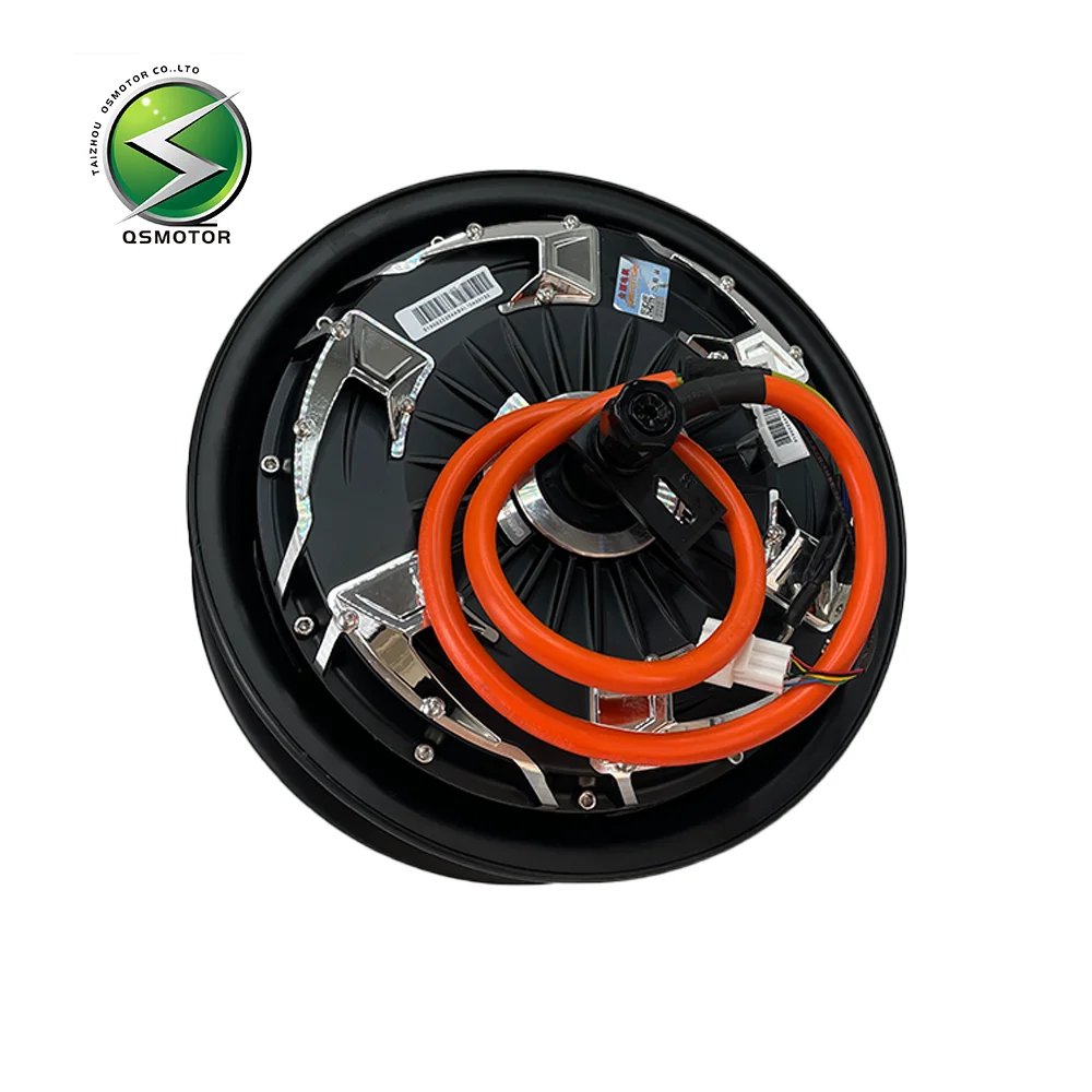 QSMOTOR 12 Inch V4 2000W35H48-96V Brushless DC Disc Brake Motor Suitable For Electric Motorcycles
QSMOTOR 12 Inch V4 2000W35H48-96V Brushless DC Disc Brake Motor Suitable For Electric Motorcycles