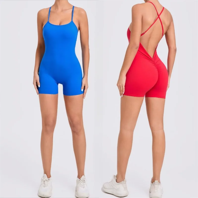 Seamless Quick-Dry Yoga Jumpsuit Running Gym Workout Suit with Beautiful Back Design Breathable Tight-Fit Activewear for Women
Seamless Quick-Dry Yoga Jumpsuit Running Gym Workout Suit with Beautiful Back Design Breathable Tight-Fit Activewear for Women
