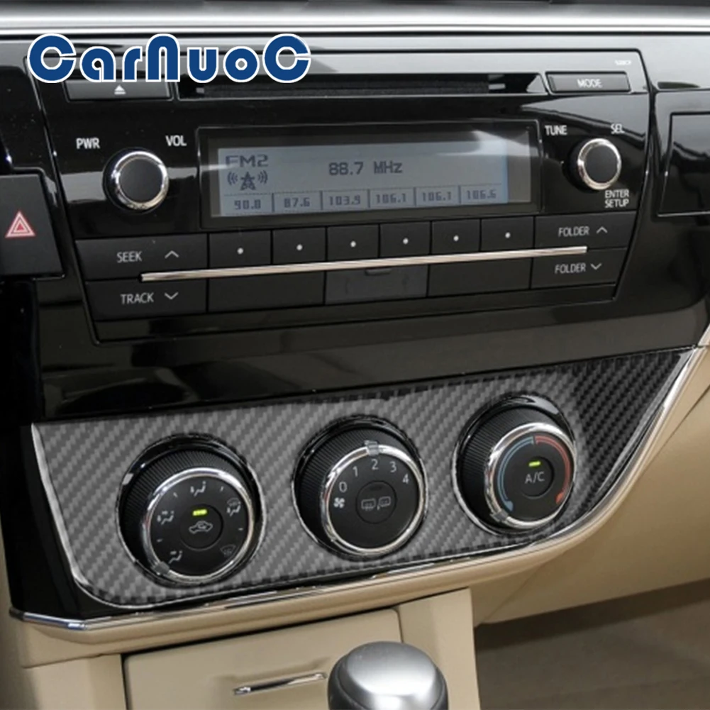 Car Sticker Air-condition Control Panel Decorative Accessories For Toyota Corolla 2014-2018 Carbon Fiber Interior Moulding
Car Sticker Air-condition Control Panel Decorative Accessories For Toyota Corolla 2014-2018 Carbon Fiber Interior Moulding