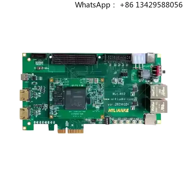 GGDX Chipboard MiLinker MLK-H12-CA04-100T FPGA Development Board Xilinx Artix-T/200T Ethernet PCIe FMC Core Medical