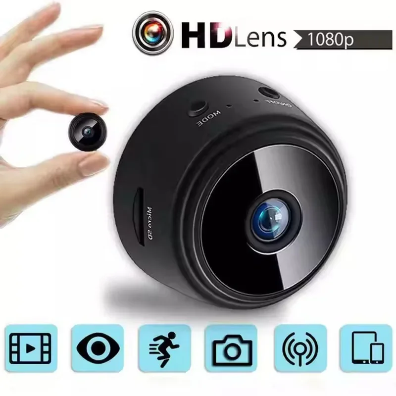 A9 Mini Wireless IP Camera 1080p HD Night Vision Voice Activated Smart Home Security Surveillance Wifi Camcorder
A9 Mini Wireless IP Camera 1080p HD Night Vision Voice Activated Smart Home Security Surveillance Wifi Camcorder