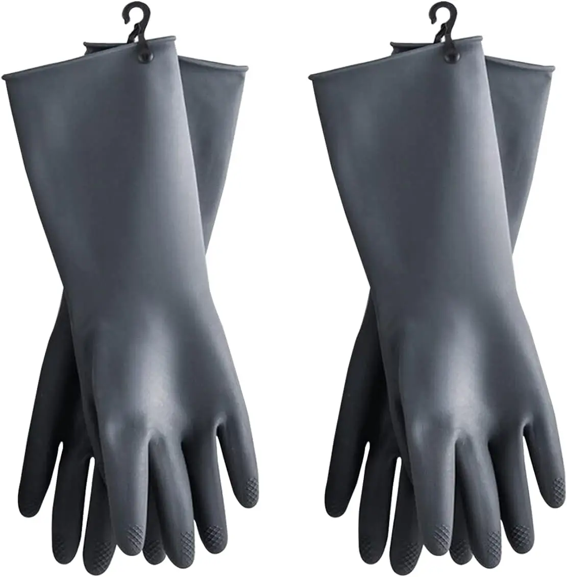2 Pairs Dishwashing Gloves with Hooks, Latex Rubber Cleaning Gloves for Kitchen, Navy & Gray
2 Pairs Dishwashing Gloves with Hooks, Latex Rubber Cleaning Gloves for Kitchen, Navy & Gray
