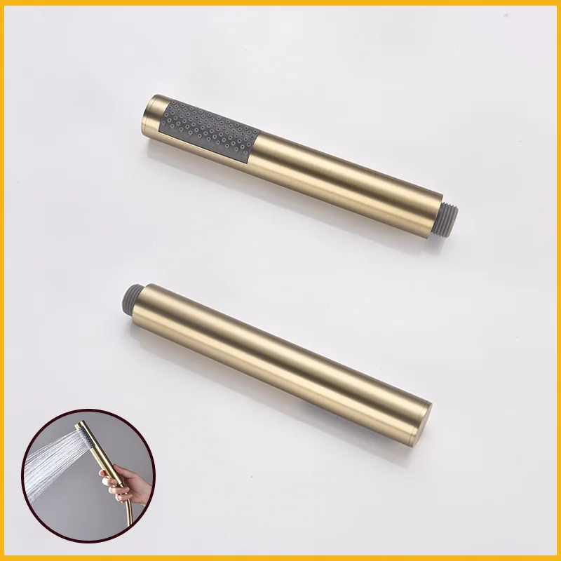 BrushedGold Wall Mounted Concealed Shower Set with Brass Mixing Valve Handheld Rain Shower Head And Hot Cold Faucet for Bathroom
BrushedGold Wall Mounted Concealed Shower Set with Brass Mixing Valve Handheld Rain Shower Head And Hot Cold Faucet for Bathroom