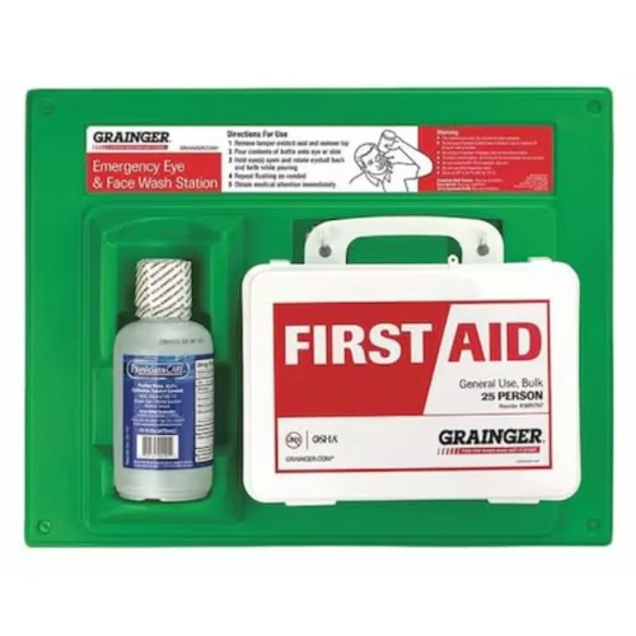 First Aid Kit w/House, 141pcs, 21.5x6, GRN
First Aid Kit w/House, 141pcs, 21.5x6, GRN