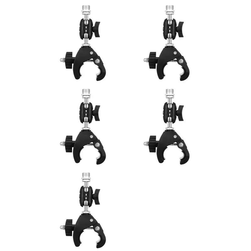 FULL-5X Mic Holder, Mic Crab Clamp Microphone Mount With Double Ball Head Microphone Holder For Mic-Stand Desktop Shelf Drum
FULL-5X Mic Holder, Mic Crab Clamp Microphone Mount With Double Ball Head Microphone Holder For Mic-Stand Desktop Shelf Drum