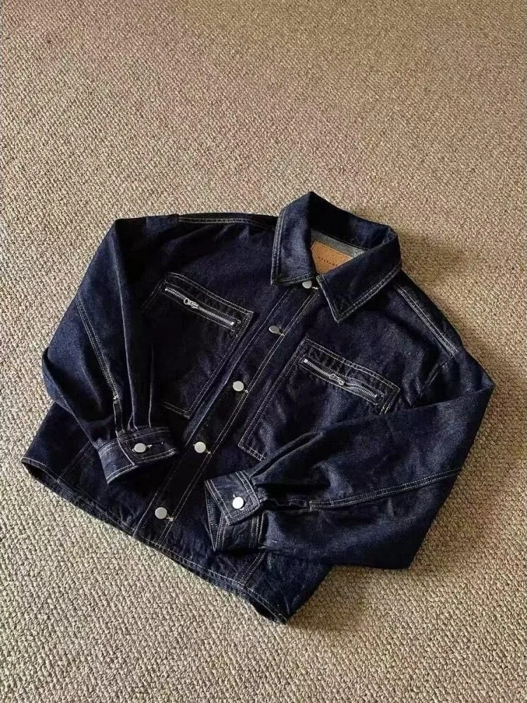 Original Denim Loose Fit ort Zipper ket Jeans Jaet for Men Autumn Winter American Sle Casual Workwear Outerwear
Original Denim Loose Fit ort Zipper ket Jeans Jaet for Men Autumn Winter American Sle Casual Workwear Outerwear