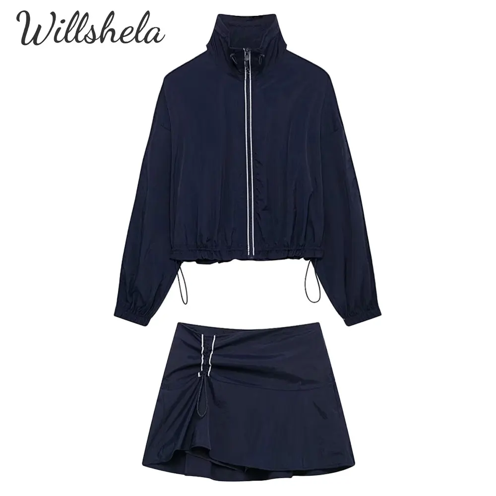 Willshela Women 2 Pieces Sets Summer Jacket and Mini A-Line Skort Culottes Female Chic Casual Short Skirt Shorts Coordinates
Willshela Women 2 Pieces Sets Summer Jacket and Mini A-Line Skort Culottes Female Chic Casual Short Skirt Shorts Coordinates