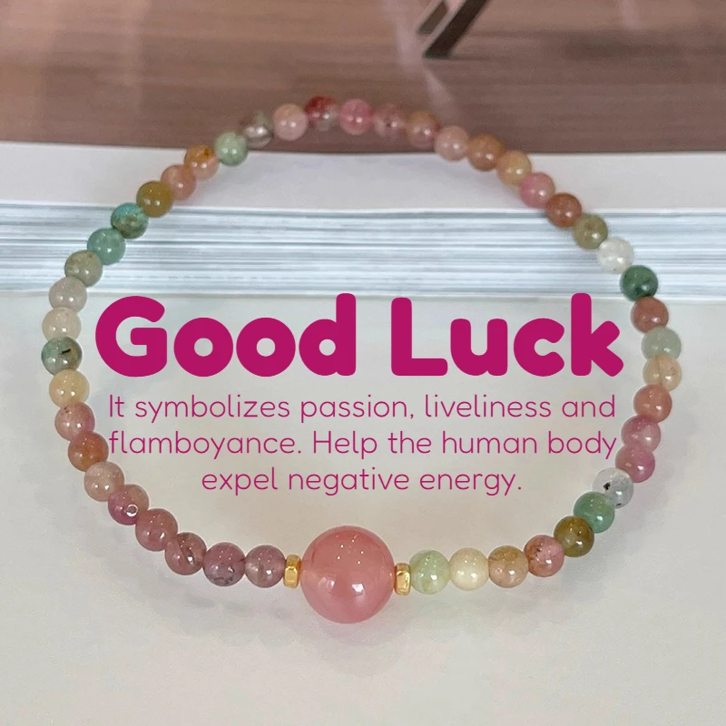 Natural Tourmaline Ultrafine Bracelet Beads Women and Man Amulet Good Luck Fortune Accessory Rainbow Chalcedony Handmade Jewelry
Natural Tourmaline Ultrafine Bracelet Beads Women and Man Amulet Good Luck Fortune Accessory Rainbow Chalcedony Handmade Jewelry