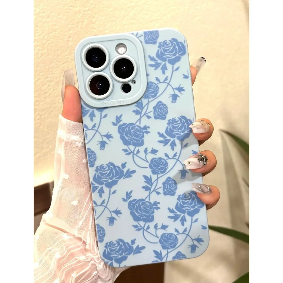 Эстетический силиконовый чехол для телефона с цветочным принтом розы для iPhone 14 Pro Max 6,7 дюйма 2022, защитный чехол со стильной синей розой Des
Эстетический силиконовый чехол для телефона с цветочным принтом розы для iPhone 14 Pro Max 6,7 дюйма 2022, защитный чехол со стильной синей розой Des