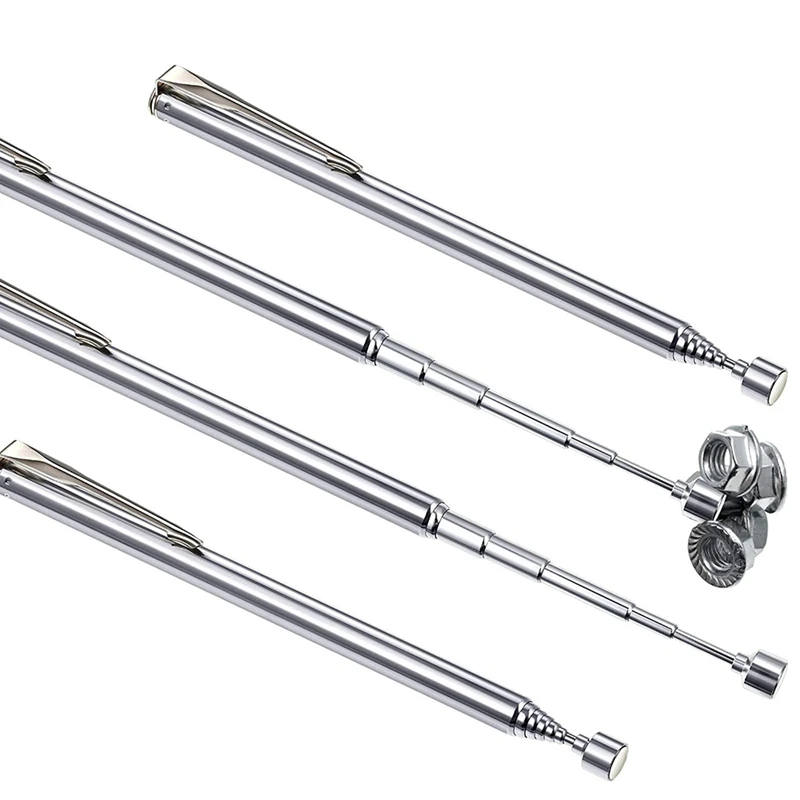 4 Pieces Magnetic Telescoping Pick-Up Tool 3 Lb Pocket Magnetic Pickup Tools 25 Inch Telescoping Magnet Stick Gadget
4 Pieces Magnetic Telescoping Pick-Up Tool 3 Lb Pocket Magnetic Pickup Tools 25 Inch Telescoping Magnet Stick Gadget