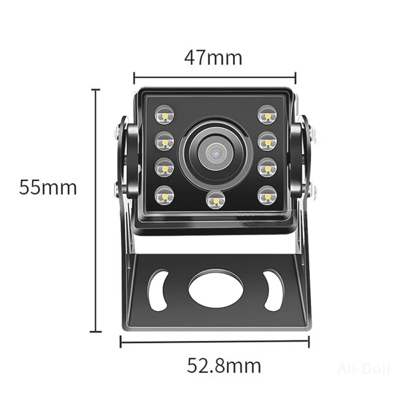 Truck/Bus/Trailer/RV Blind Spot Camera - Rear View Reverse AV with LED Night Vision
