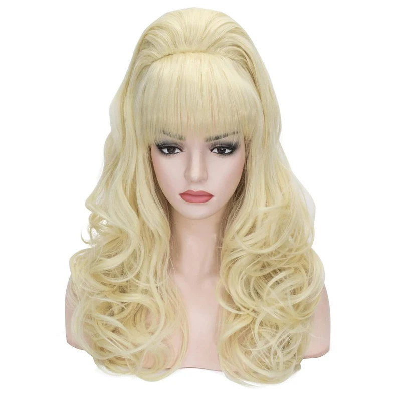 Long Wave Blonde Bouffant Retro Wigs for 70S 80S Costumes, 23 Inch
Long Wave Blonde Bouffant Retro Wigs for 70S 80S Costumes, 23 Inch
