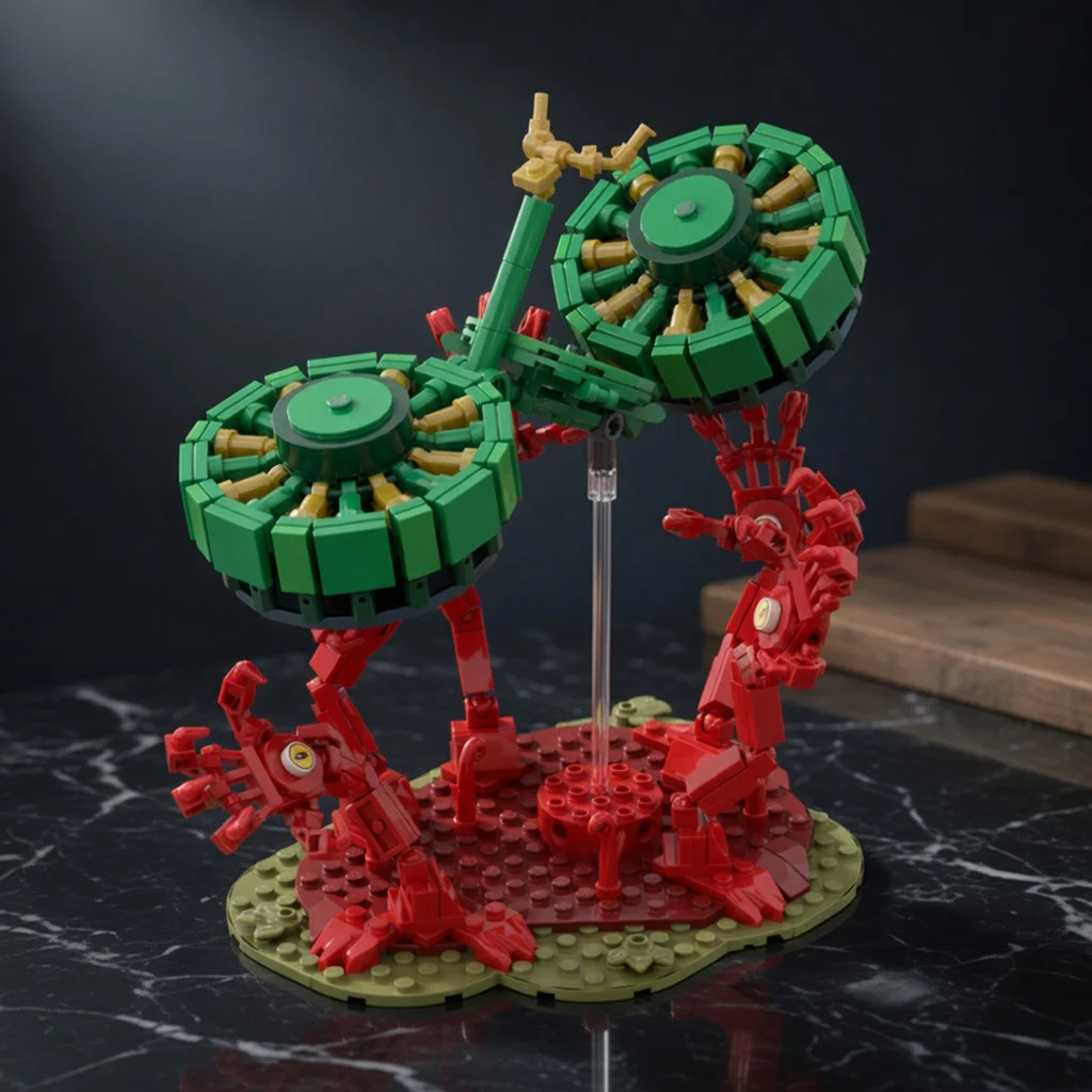 MOC Ancient Technology Flying Device Building Blocks Green Turbine Air Vehicle Model DIY Bricks Toy Desktop Decor Gift
MOC Ancient Technology Flying Device Building Blocks Green Turbine Air Vehicle Model DIY Bricks Toy Desktop Decor Gift